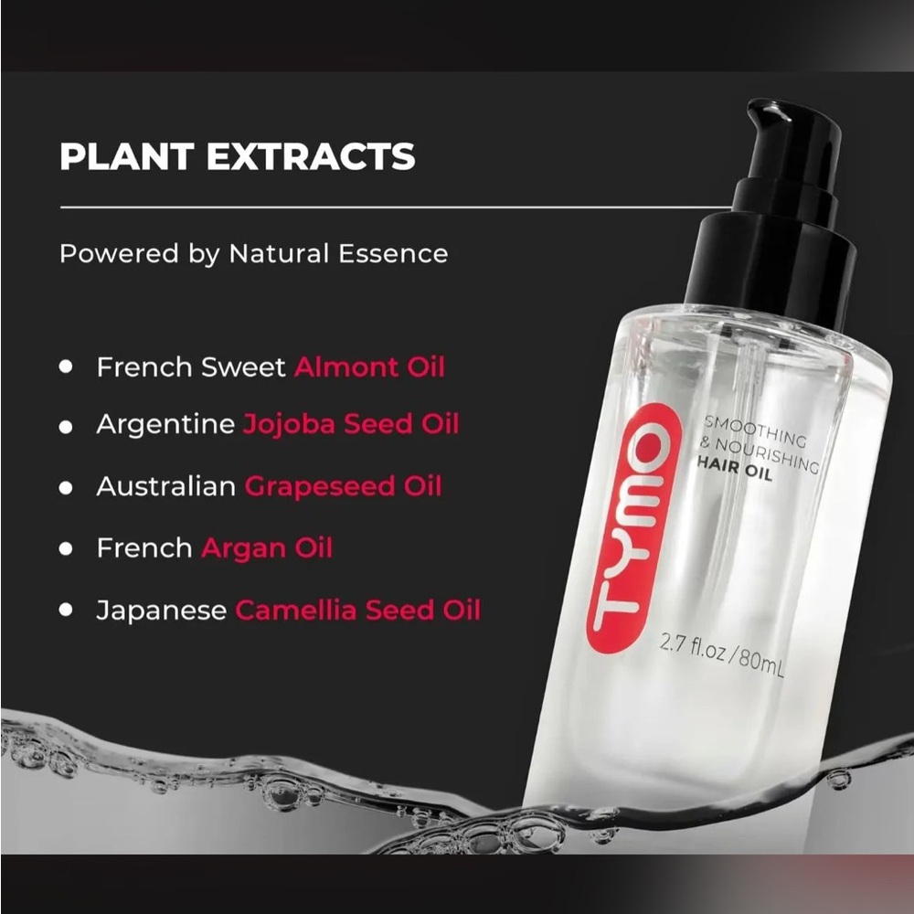 TYMO Smoothing & Nourishing Hair Oil - Picture 3 of 3